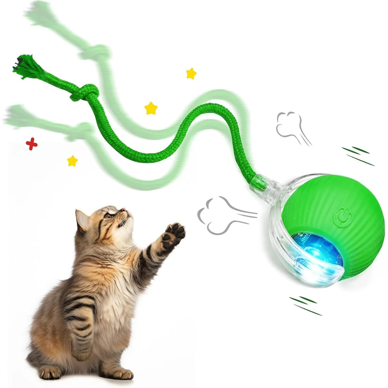 PELOTA ELECTRICA INTERCTIVA PARA GATOS