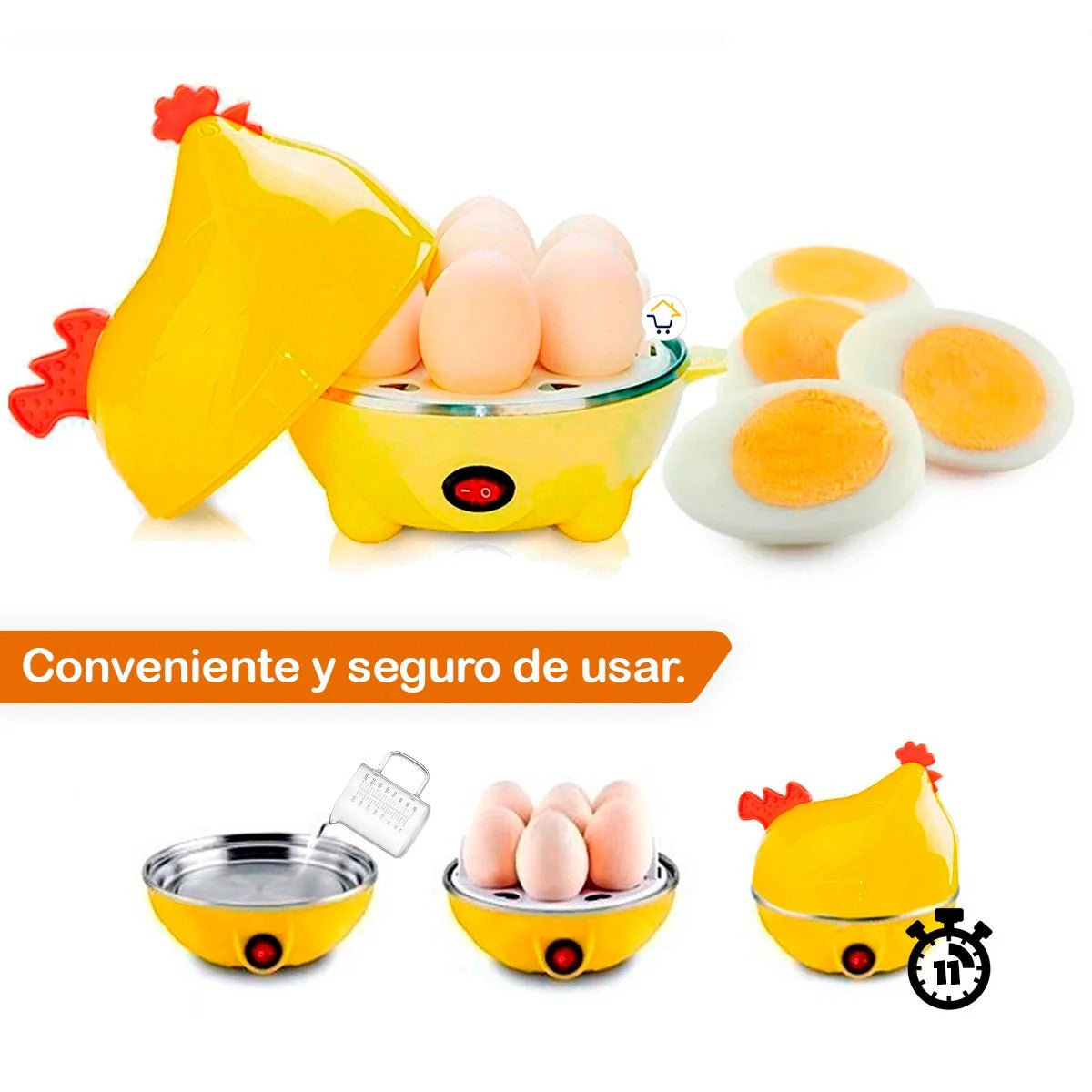 HERVIDOR DE HUEVOS Y ORGANIZADOR